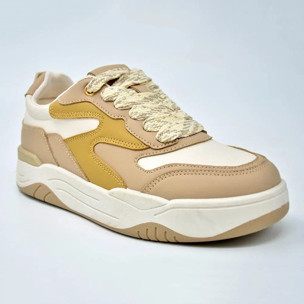 K-STAR 7 Hope Sneaker - Yelllow Brown Long Lasting Support Stretch Loops