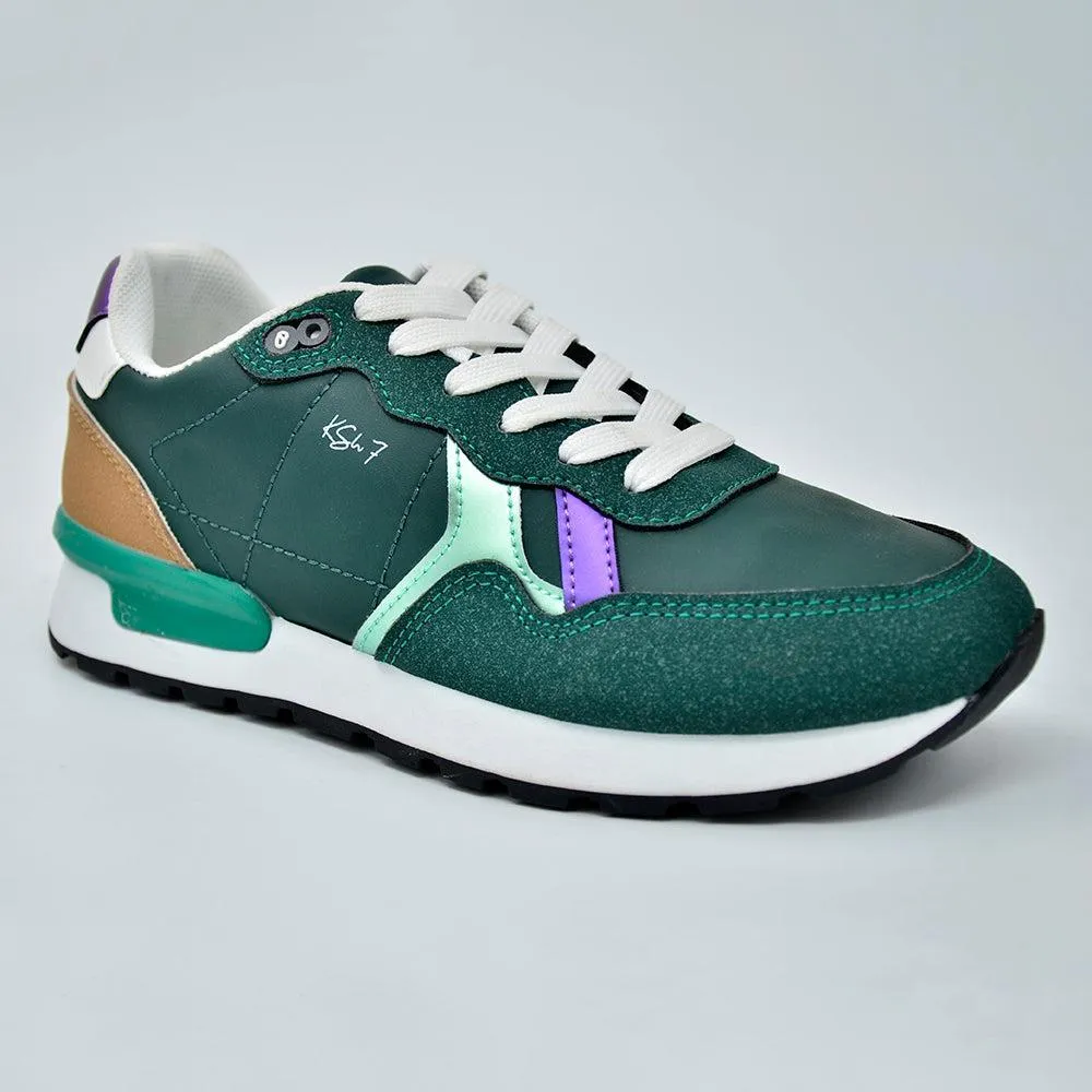 Lace Up Closure System K-STAR 7 Vesper Sneaker - Olive