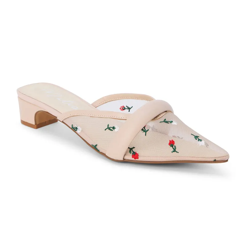 seniors' Kellan Heels - Nude Floral