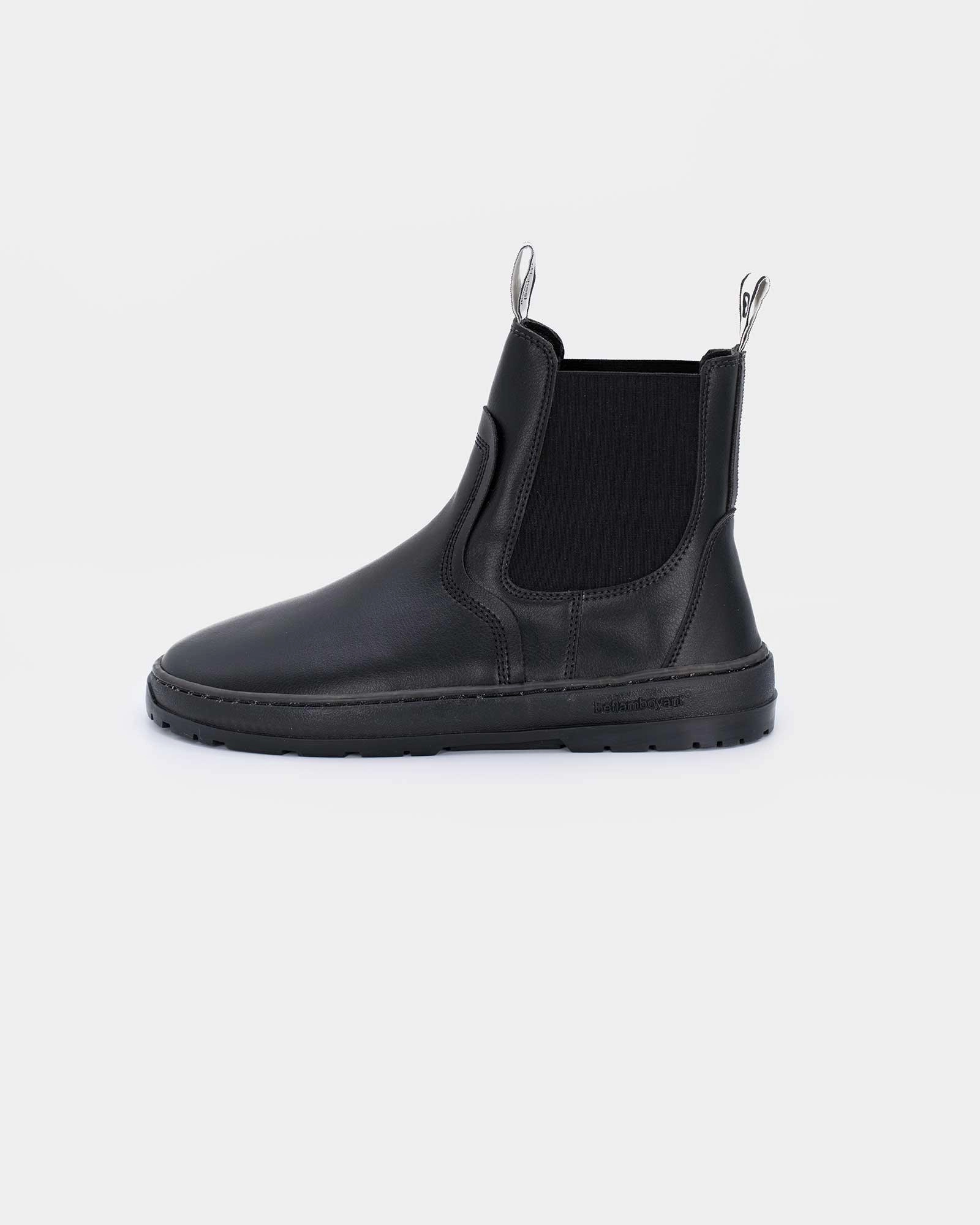 Stable Support Nature Lover Tokyo Mode Black Chelsea Barefoot Boots - Senses