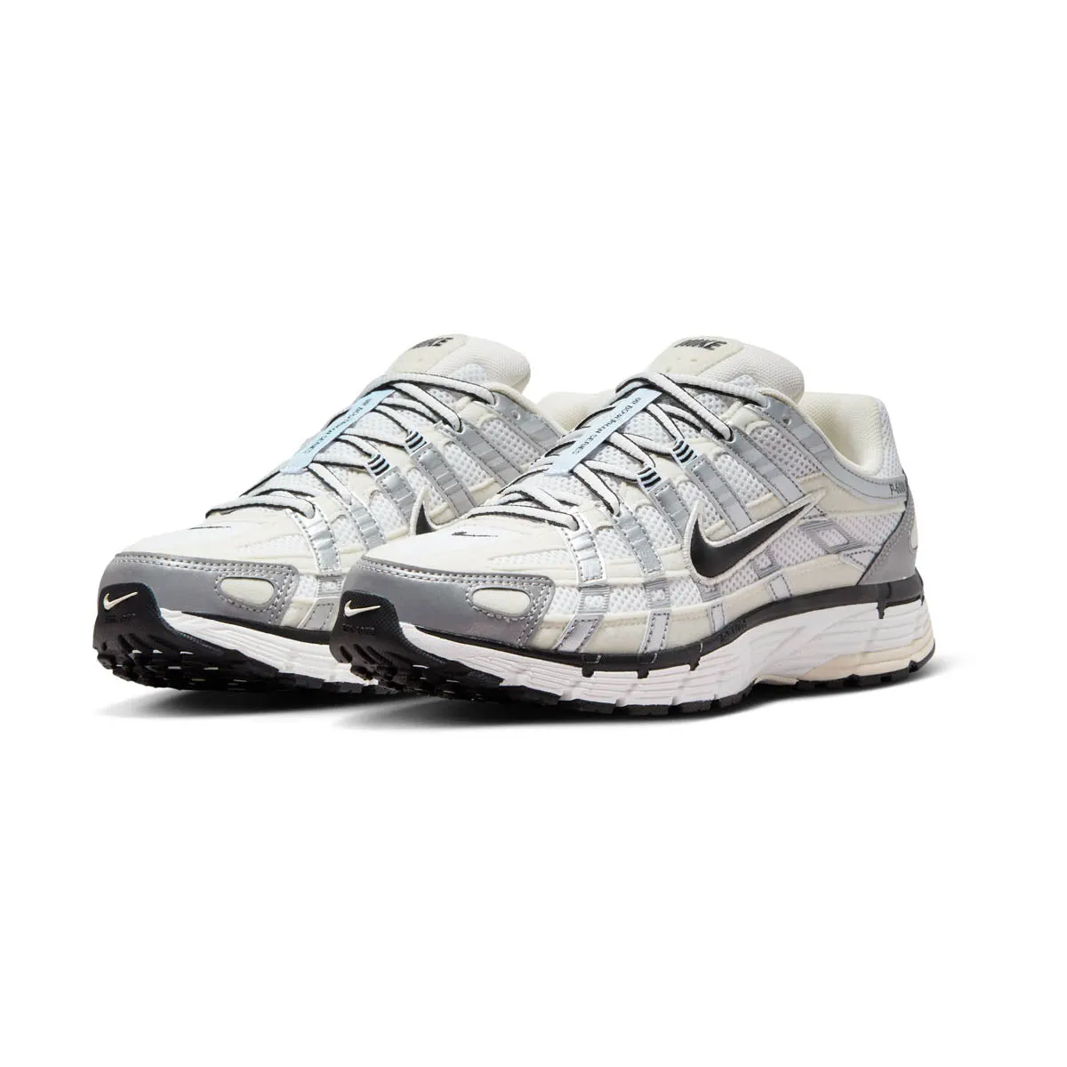 Nike P-6000 'Coconut Milk Metallic Silver' Women's Shoes Flex Grip