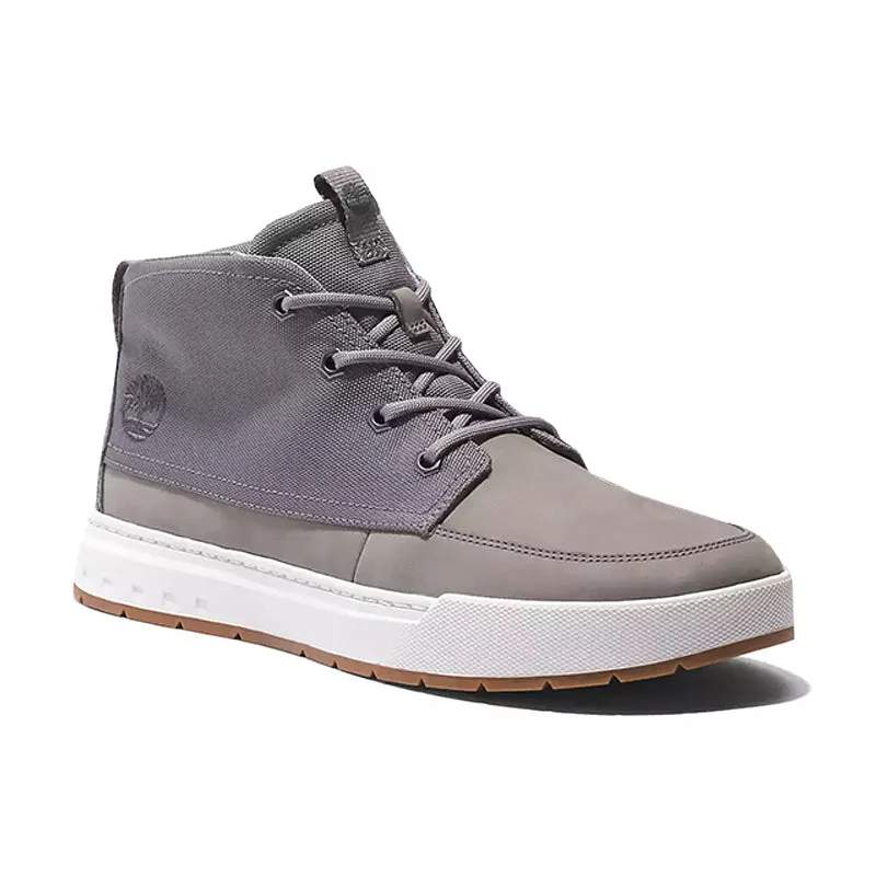 Eco Friendly Tannery Thermal Core Rainy Day Commuter Men's Maple Grove Mid Sneaker Medium Grey Nubuck