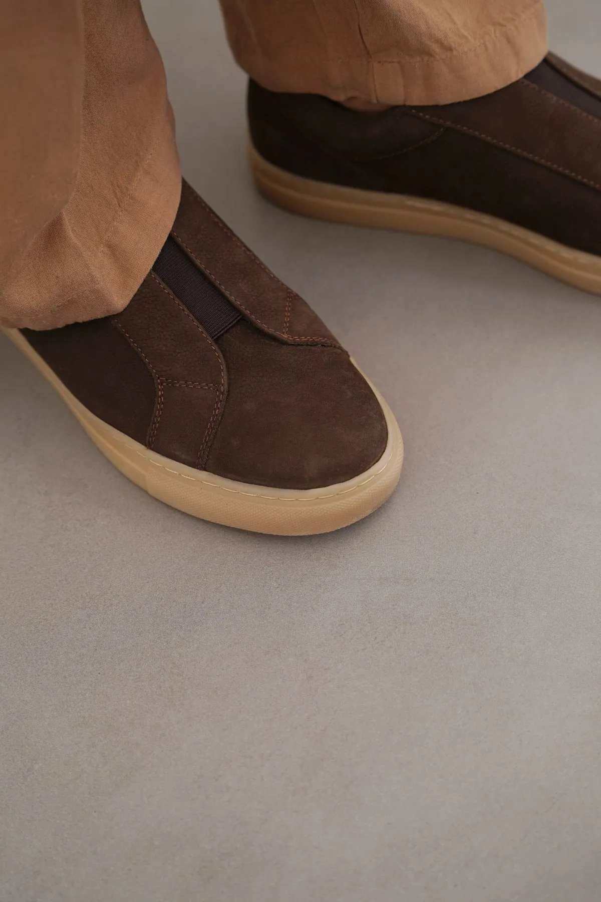 Eco Friendly Fabric baby LOW TOP LEATHER SNEAKERS