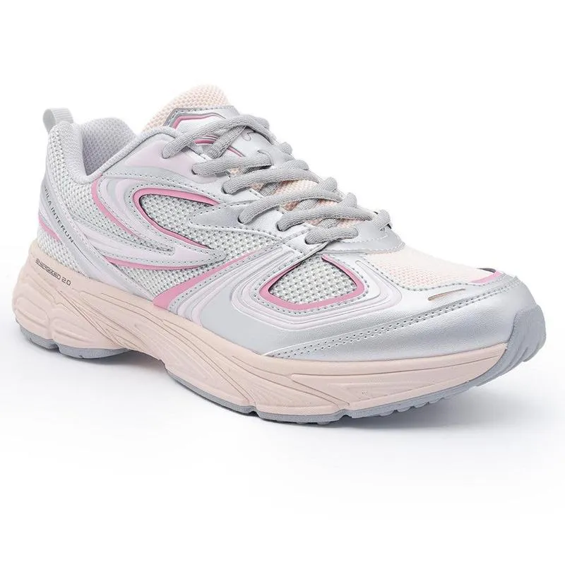Smooth exterior FILA Interun  Sneaker - Grey / Pink