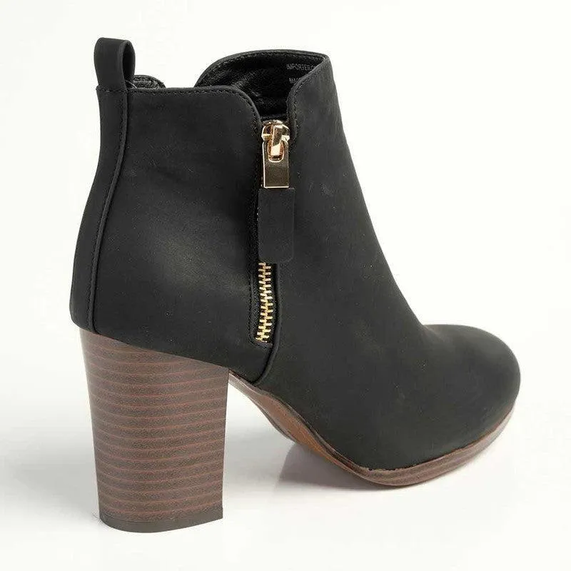 anti-odor Madison Fern Ankle Boot - Black