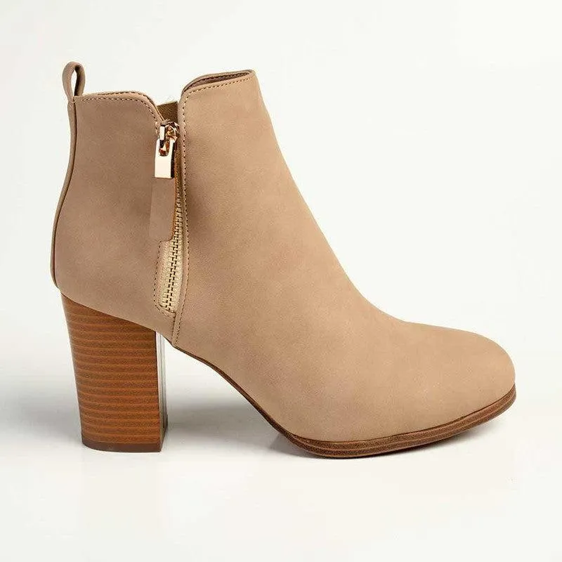 Active Wear Madison Fern Ankle Boot - Taupe