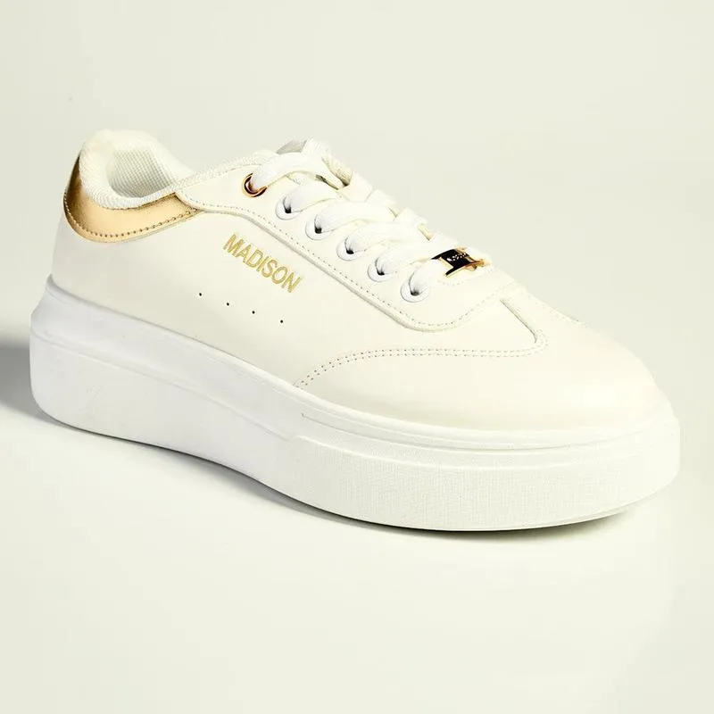 Madison Gaze Ladies Fashion Sneaker - White Fresh Air