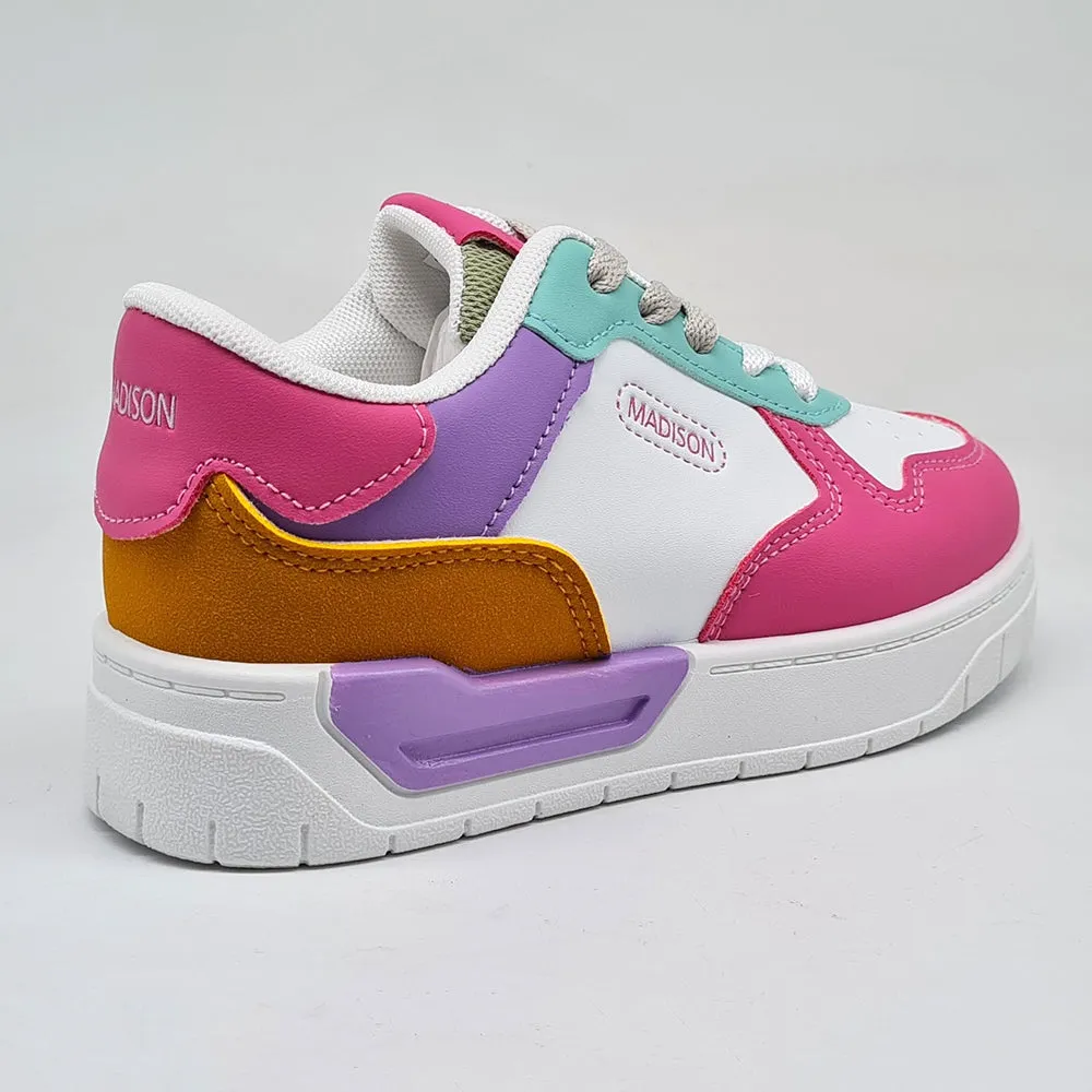Madison Girls Multi Colour Sneaker - Multi Bonded Reinforcement Panels