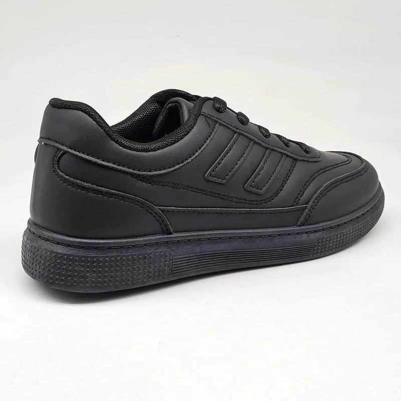 Madison Ladies High Fashion Sceva Sneaker - Black Stability