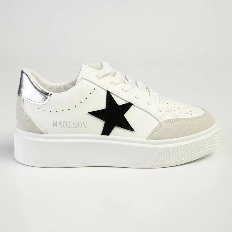 Madison Star Fashion Sneaker - White Energy   Returning