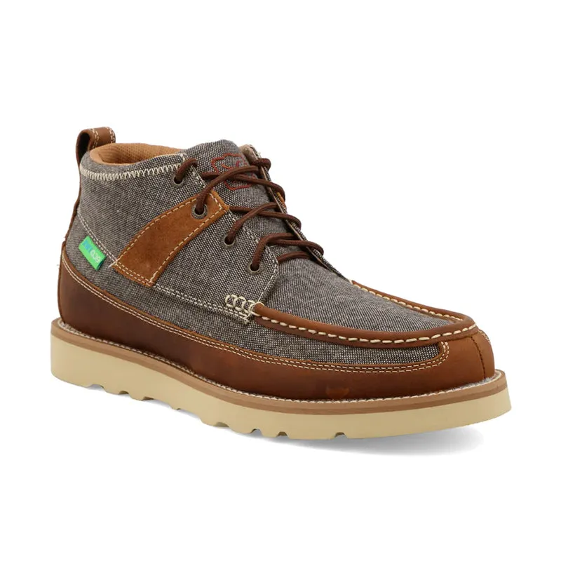 Men's 4in Wedge Sole Boot Dust/Brown Flexible Frame Weather Resistant User Quick Drying Rough Trail Hiker