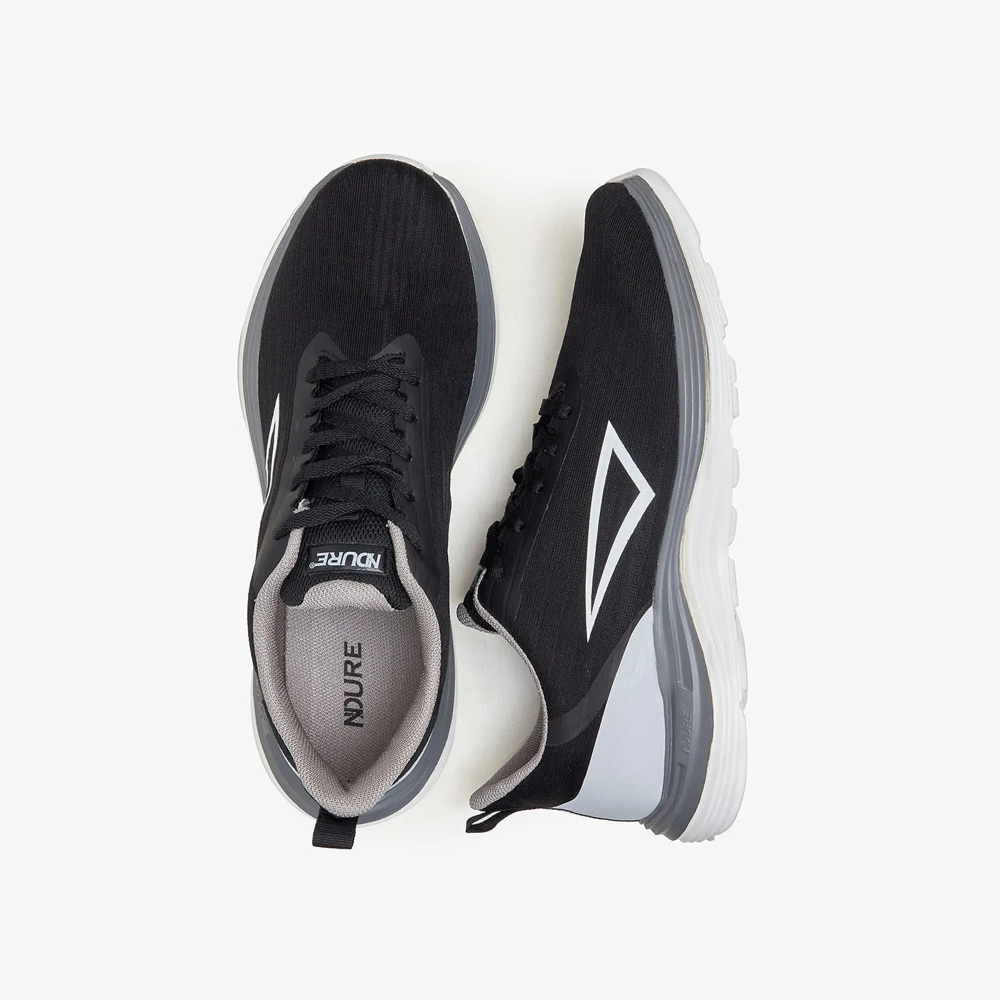 Men's Athletic Jacquard Sneakers Zip Up Closure