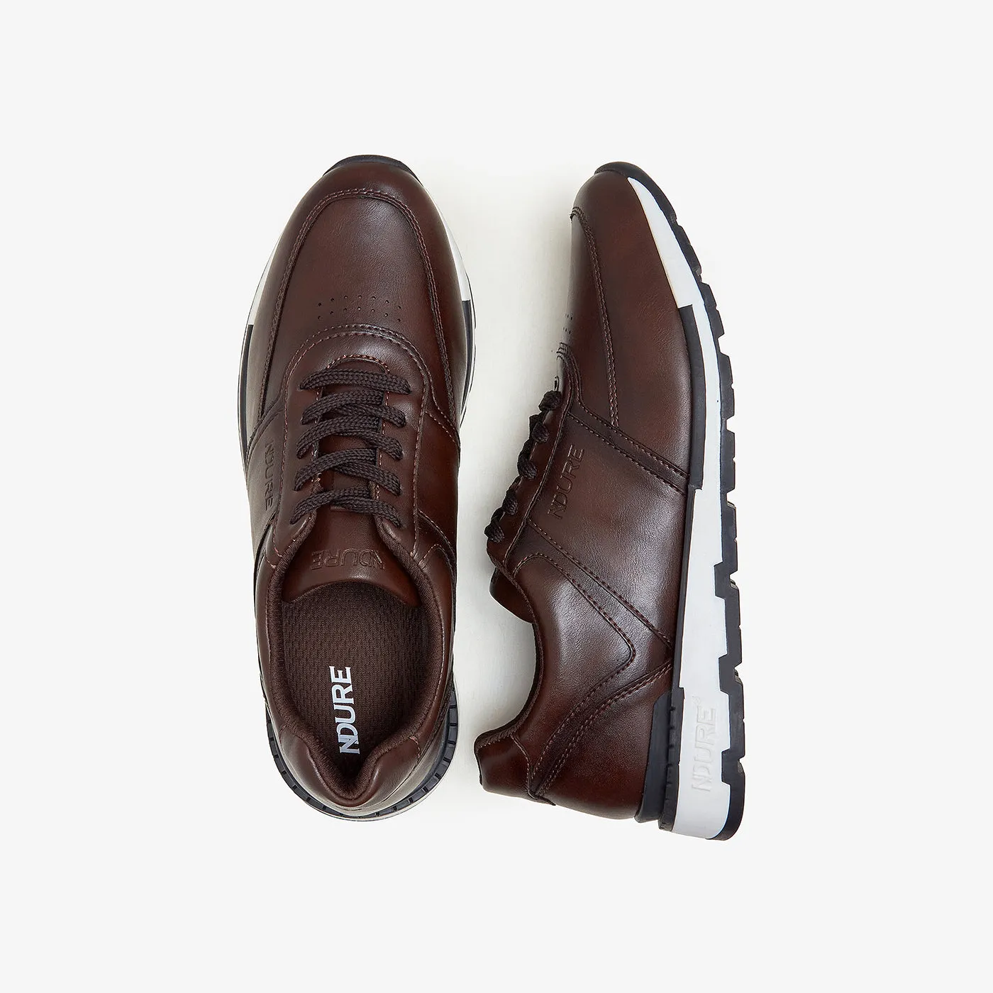 Sporty Men's Contrast Sole Shoes