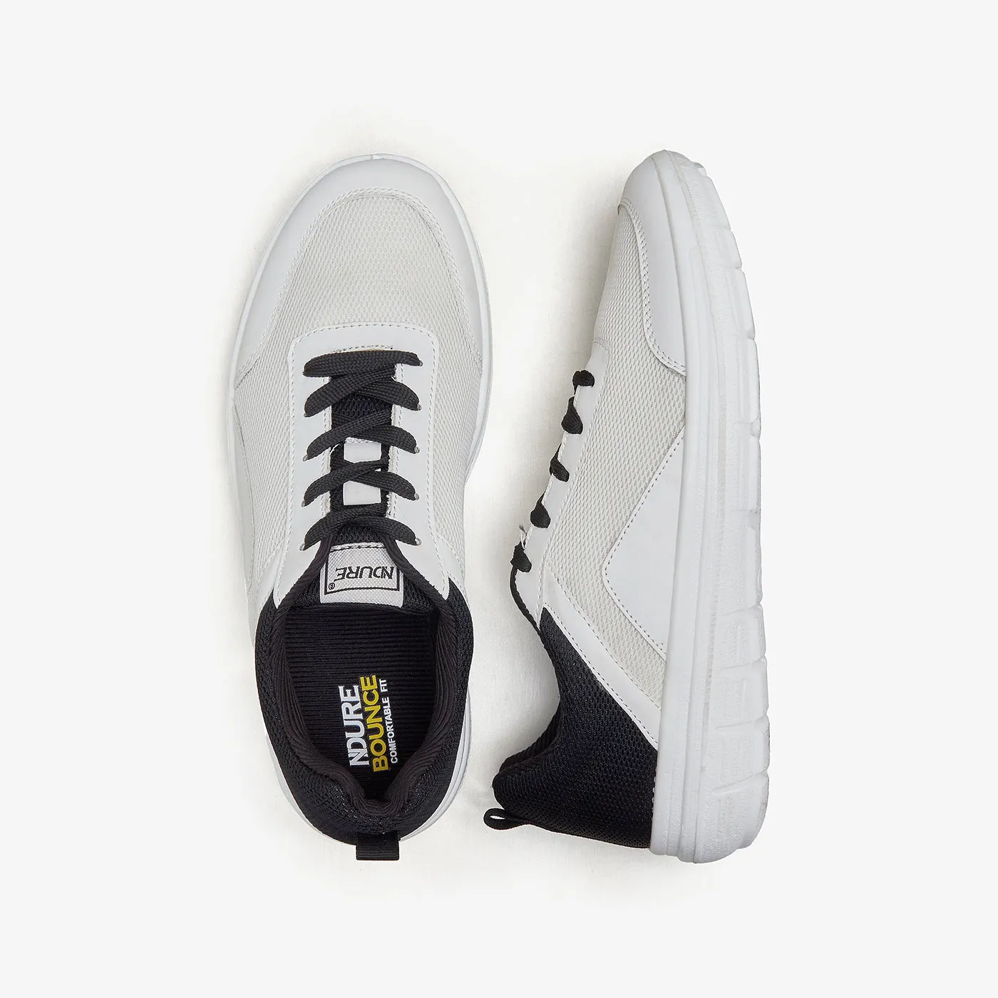 Thermal Regulating Lining Foam Insole Men's Lace-up Mesh Trainers