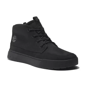 Waterproof Rainy Days Men's Maple Grove Mid Sneaker Blackout Nubuck