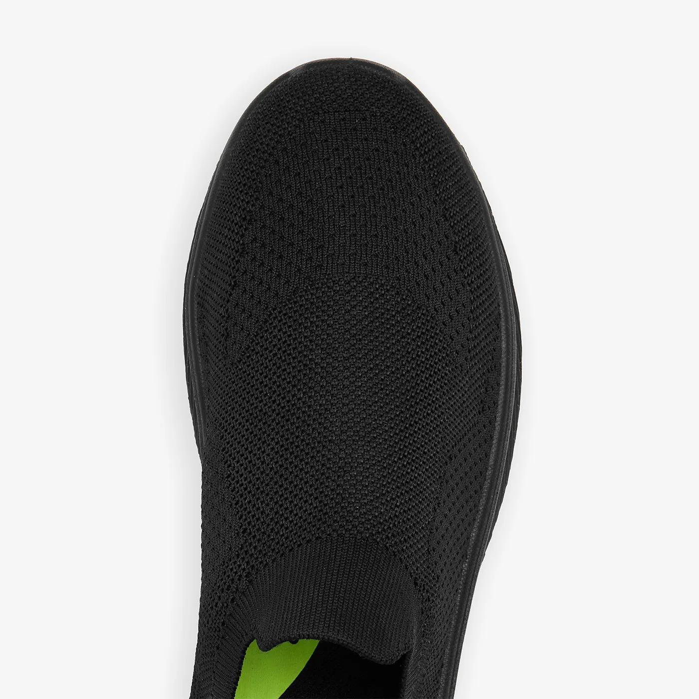 Men's Monochrome Slip-On Sneakers Slip On Construction Anatomical Footbed Shape