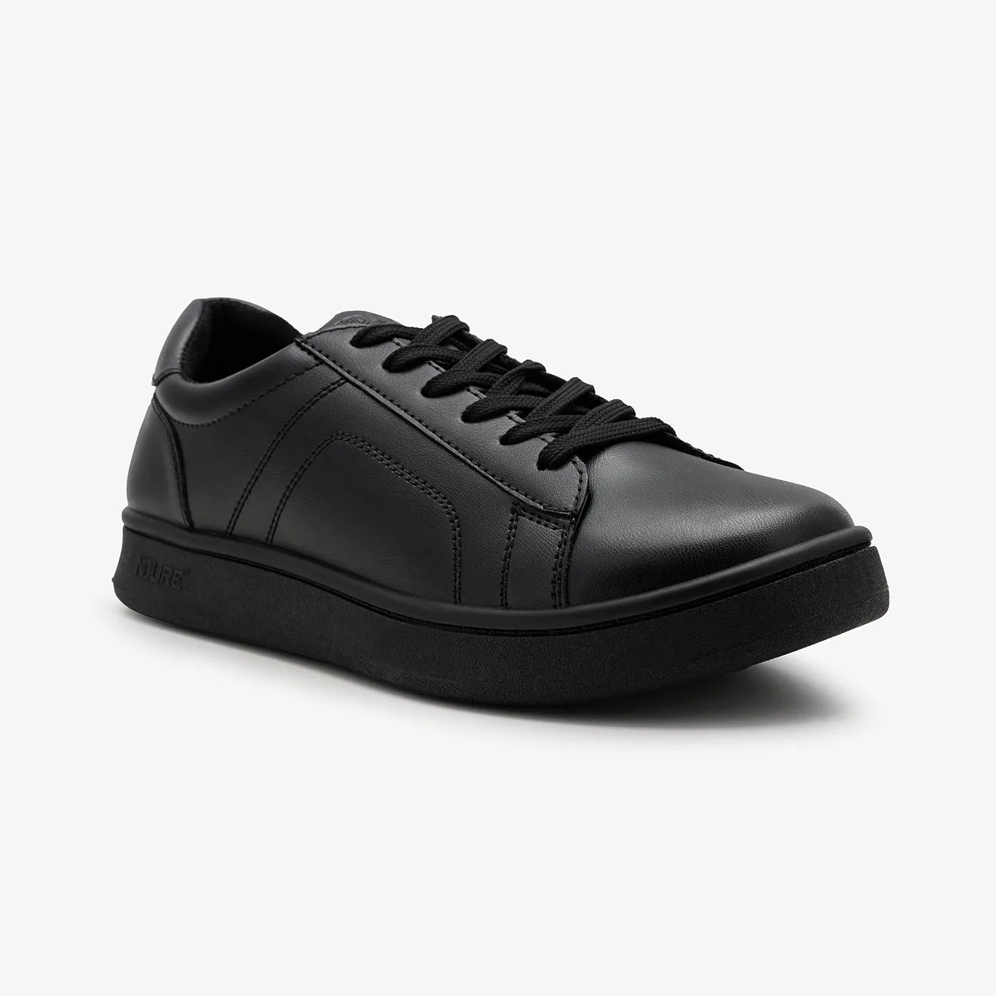 Men's Monochrome Sneakers LeatherUpper athletic chic