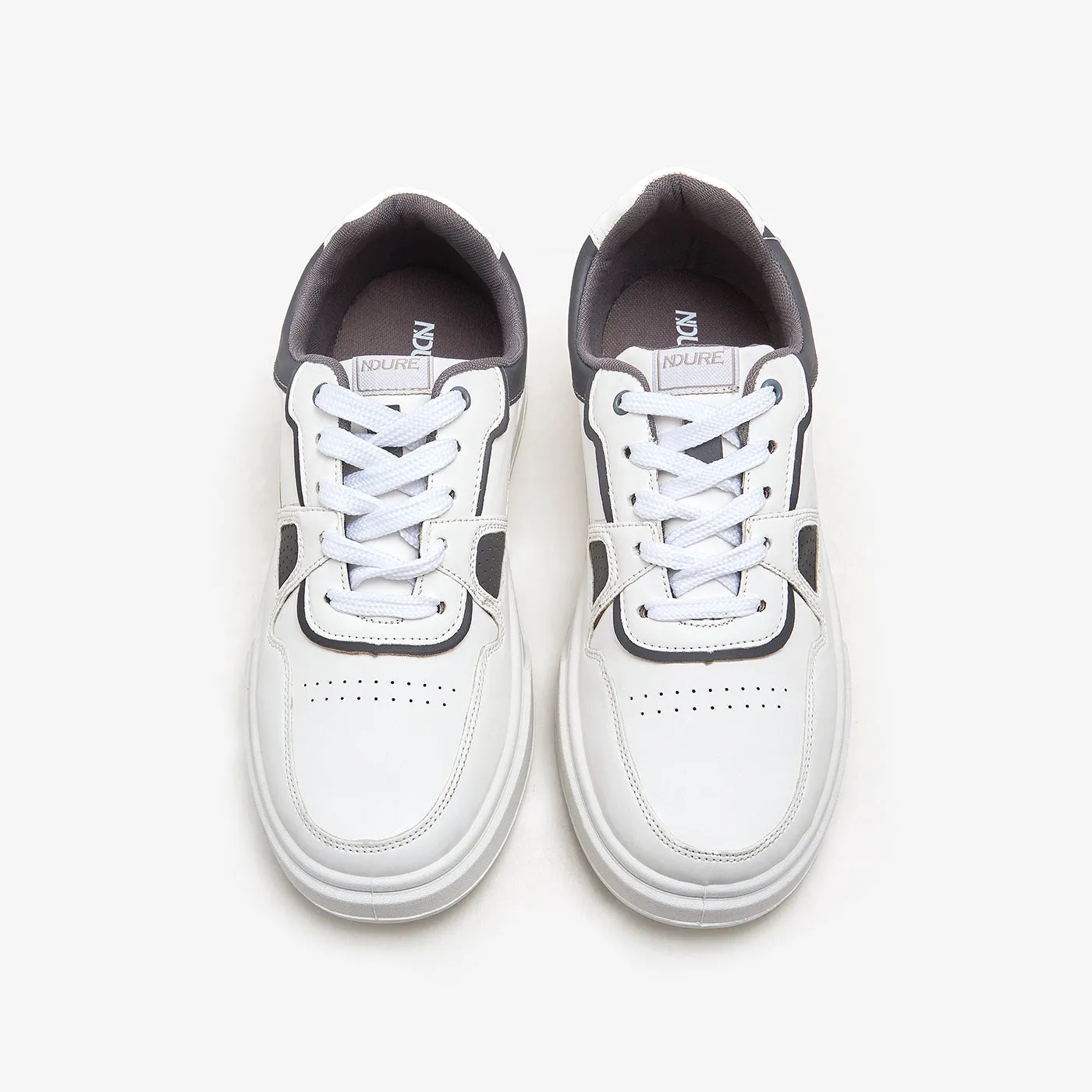 Men's Panelled Lace-Up Sneakers Universal Look