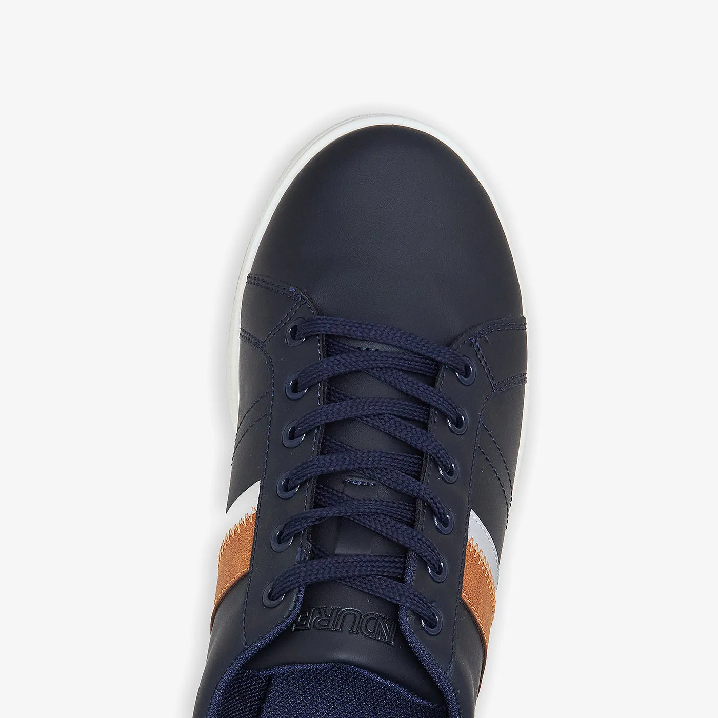 Micro Perforated Tongue Men's Retro-Style Sneakers