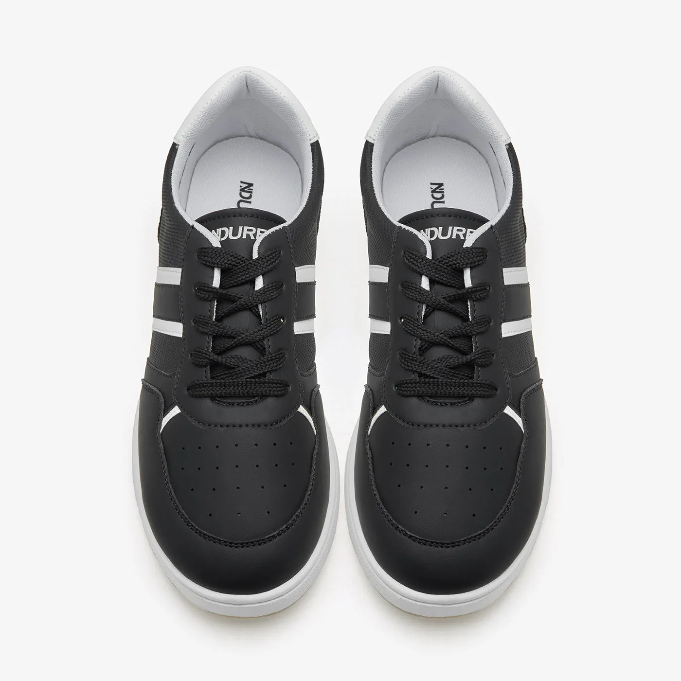 Men's Striped Sneakers Microfiber Insole Maximum Cushioning