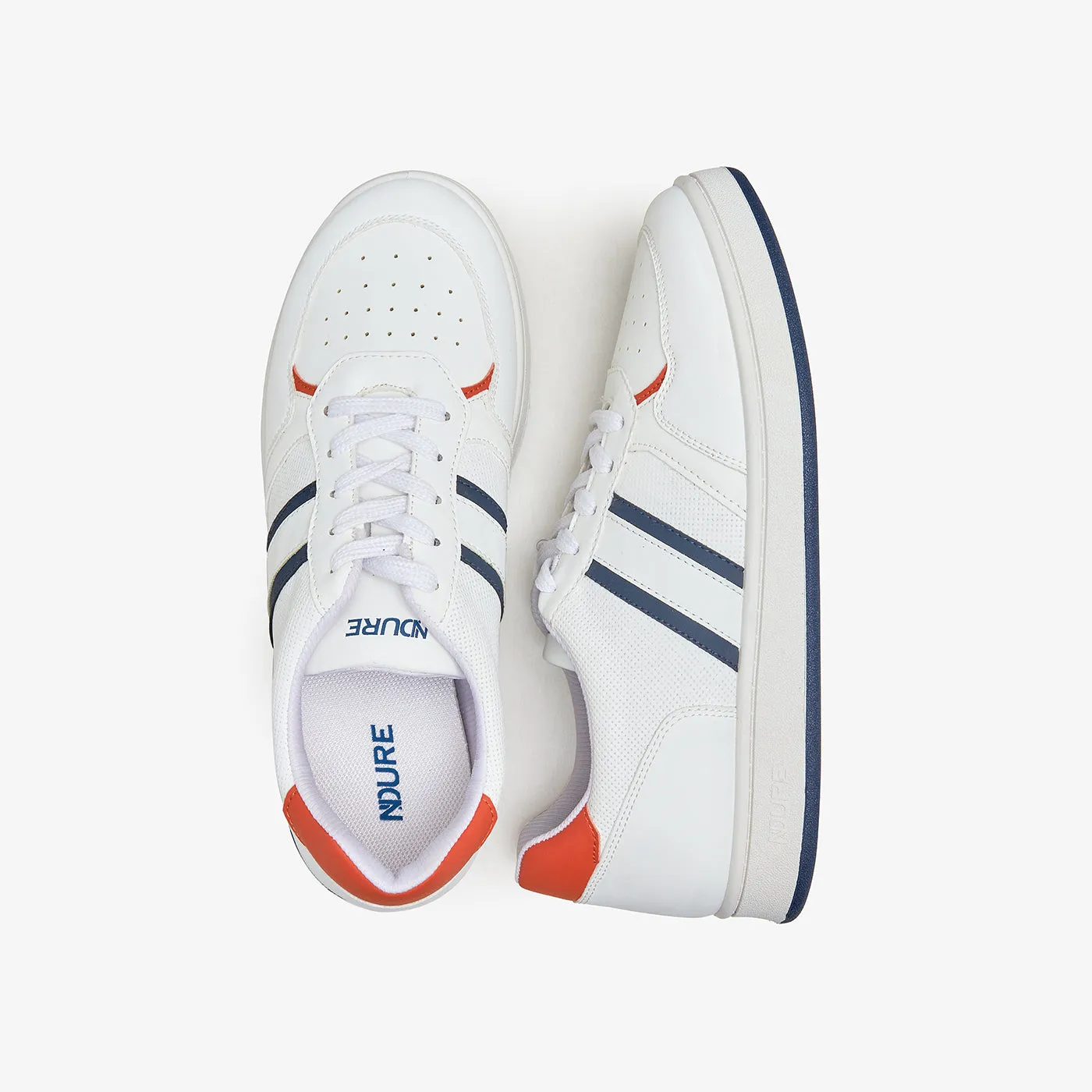 Anti Odor Treatment Men's Striped Sneakers