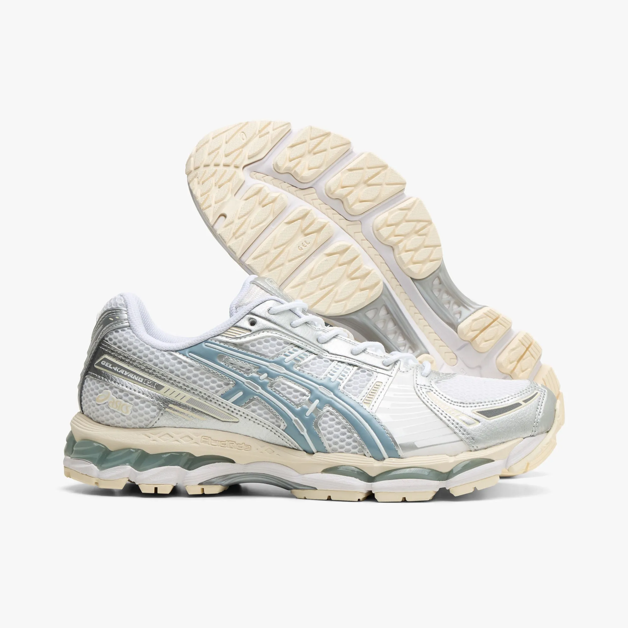 Speed Ready ASICS GEL-Kayano 12.1 White / Dolphin Grey