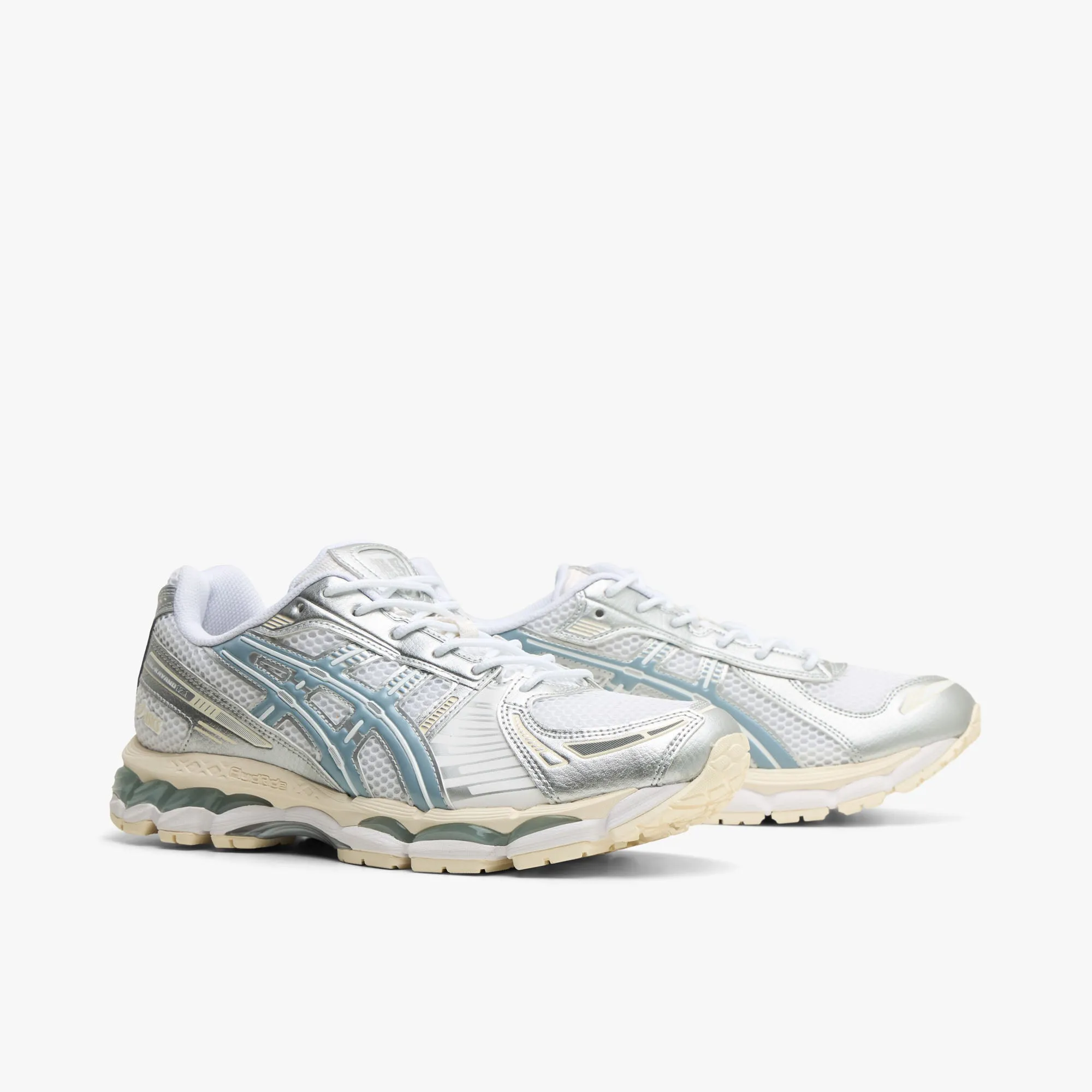 ASICS GEL-Kayano 12.1 White / Dolphin Grey Dynamic Arch Support Temperature Regulating Liner