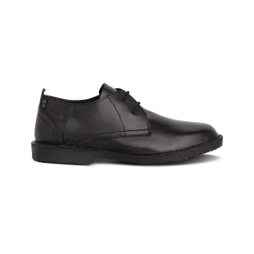 Veldskoen Smart Shoe (Black) Cozy Footwear