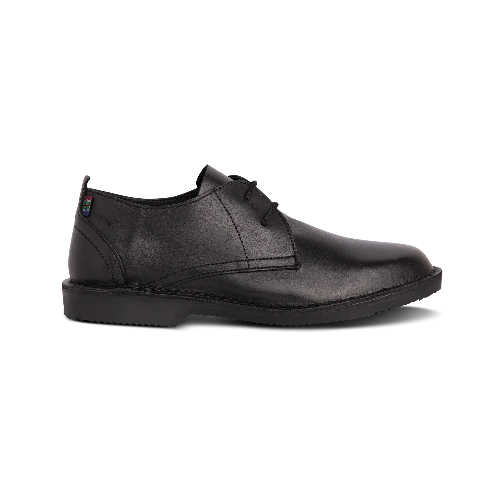 Veldskoen Smart Shoe (Black) Cozy Footwear