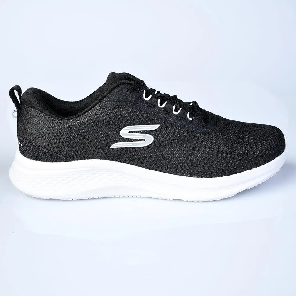 Hollowed Out Panels Skechers Skech-Lite Pro 2.0 Lace Up Sneaker - Black White