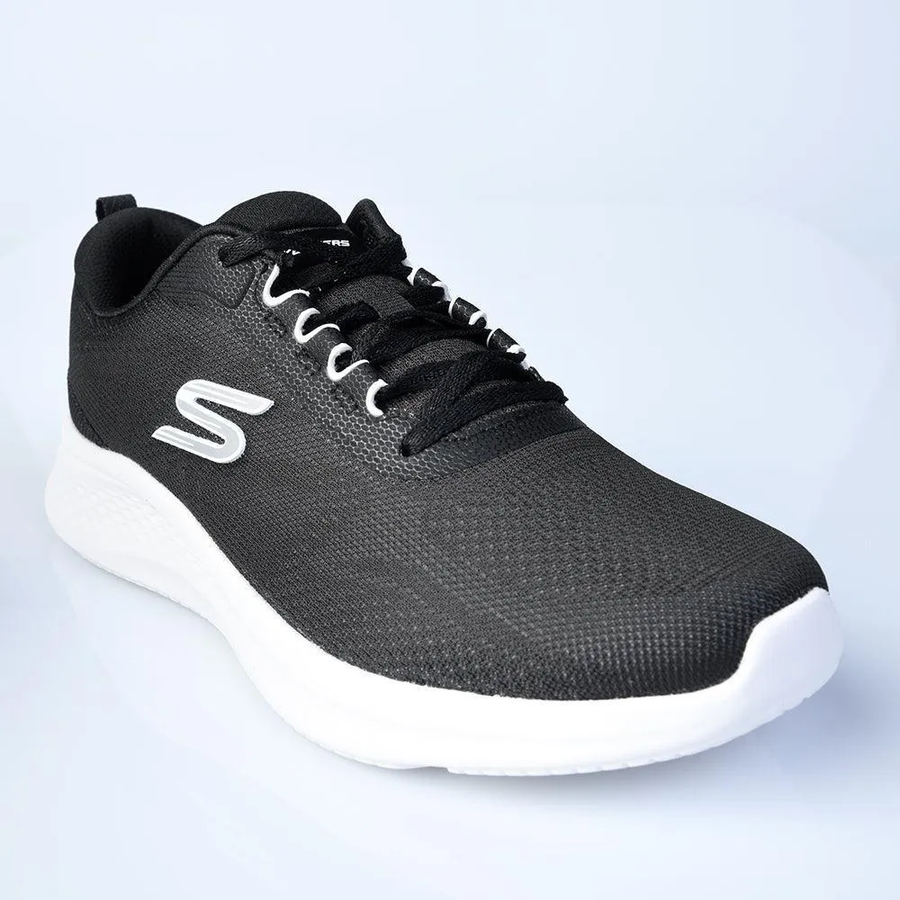Adaptive Heel Cradle Skechers Skech-Lite Pro 2.0 Lace Up Sneaker - Black White