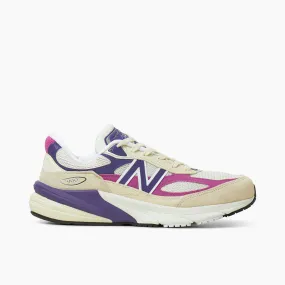 New Balance MADE in USA U990TD6 Purple / Angora Luxe Touch Layered silhouette