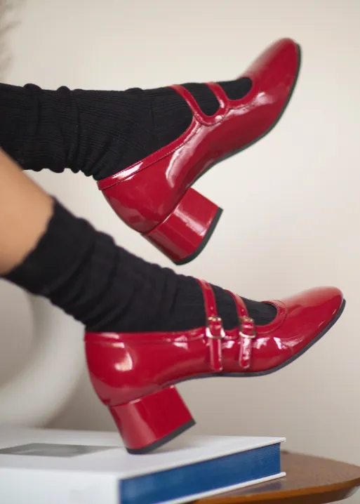 Gatsby Heel - Red Roomy sports competition