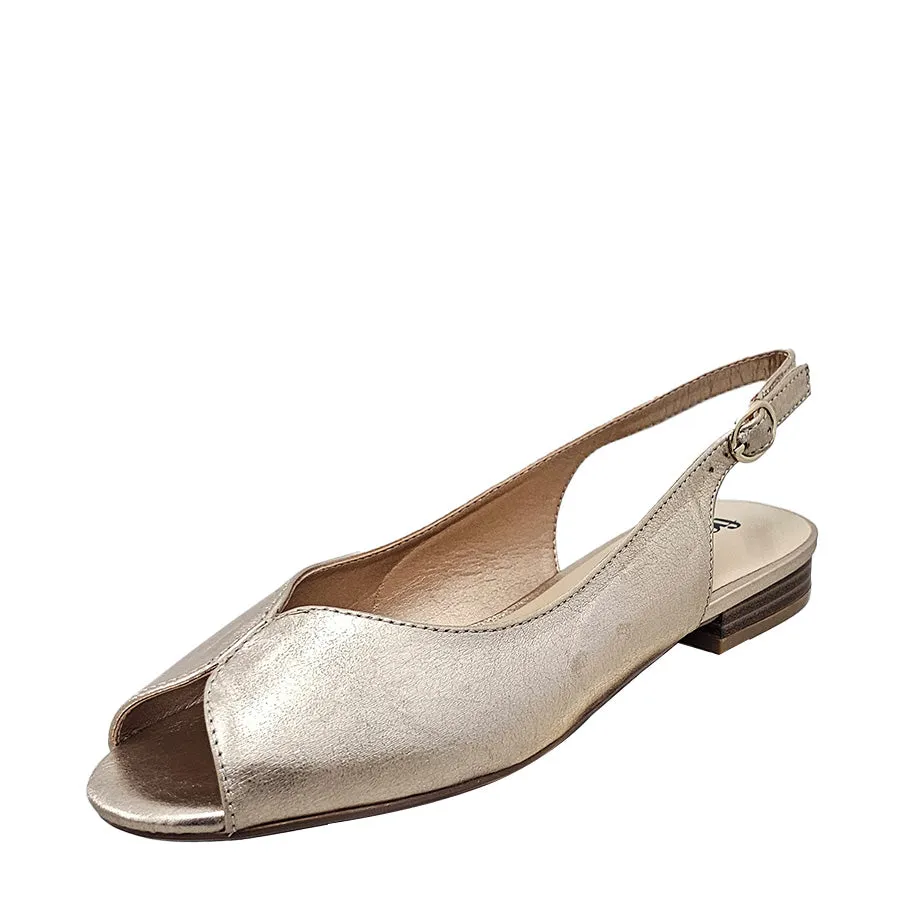 Layered sole Distinctive chic Payless Fioni Women's Zia Peep Toe Flat