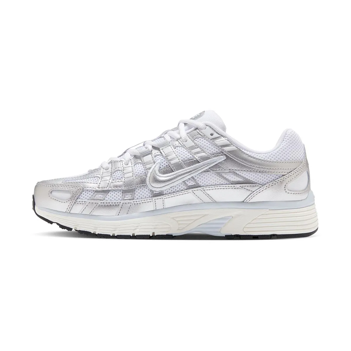 Nike P-6000 'Blue Tint Metallic Silver' Women's Shoes Phylon Midsole Rolling Motion