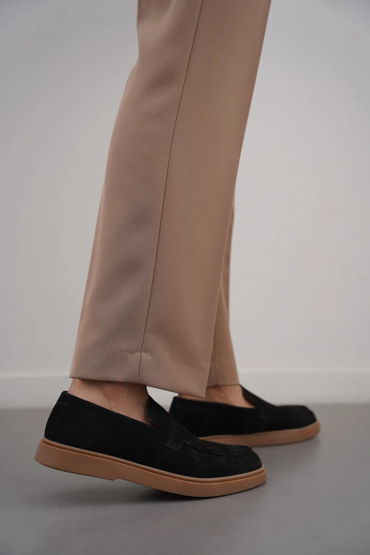 NUBUCK LEATHER LOAFERS least outdoor