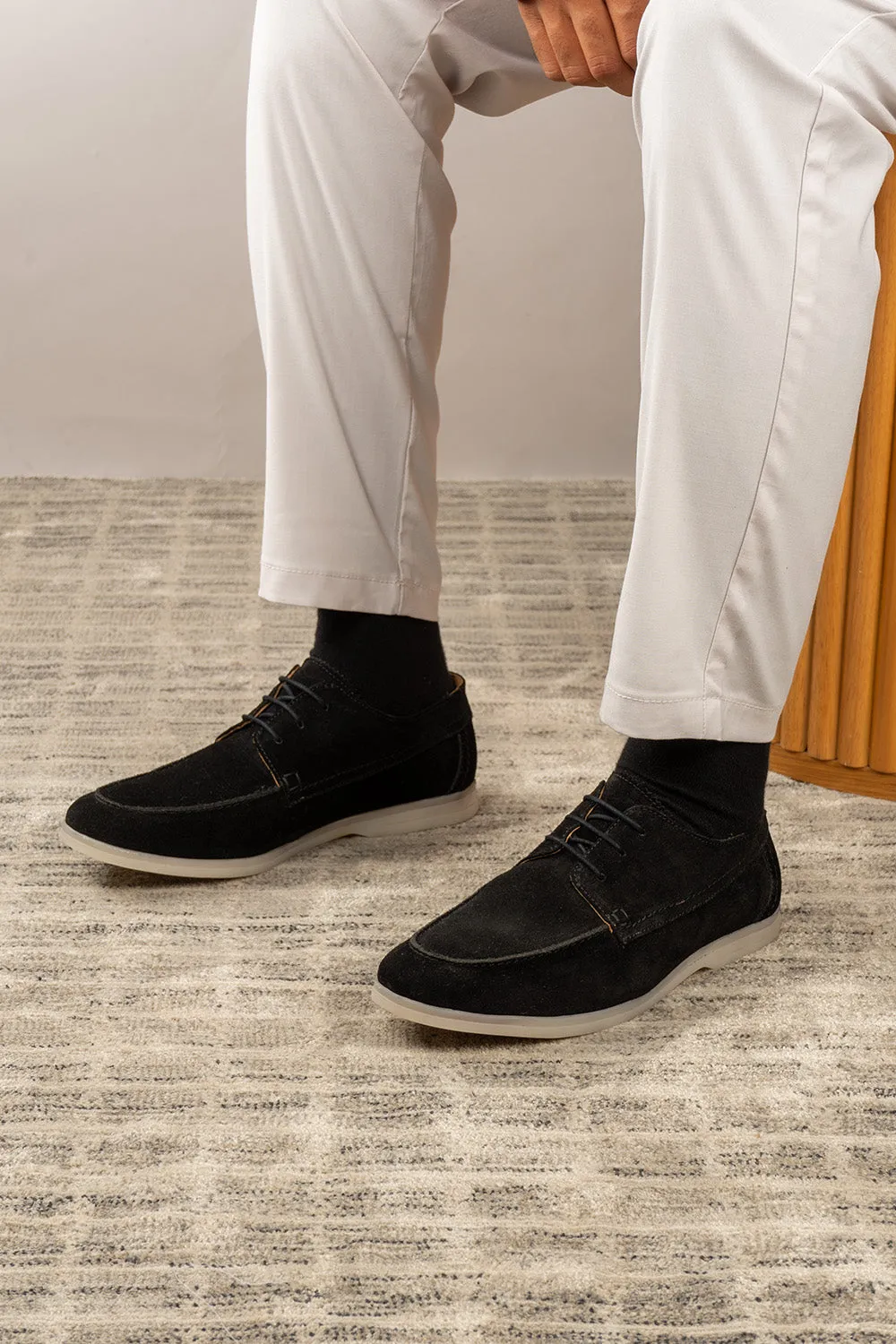 Eric Black High-Quality Shoes Flexible Materials