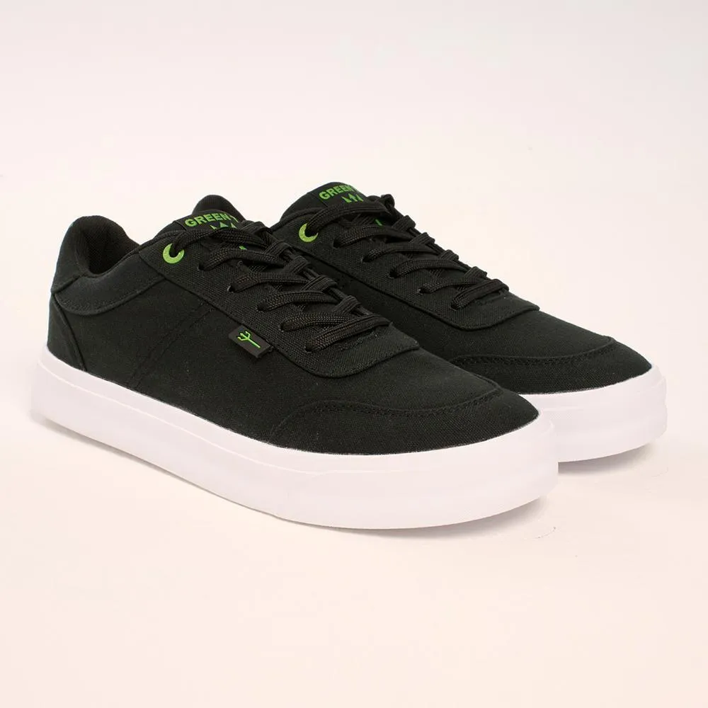 Eco Performance Wide toe box Green T Coastal Cruiser Sneaker - Rebel Black