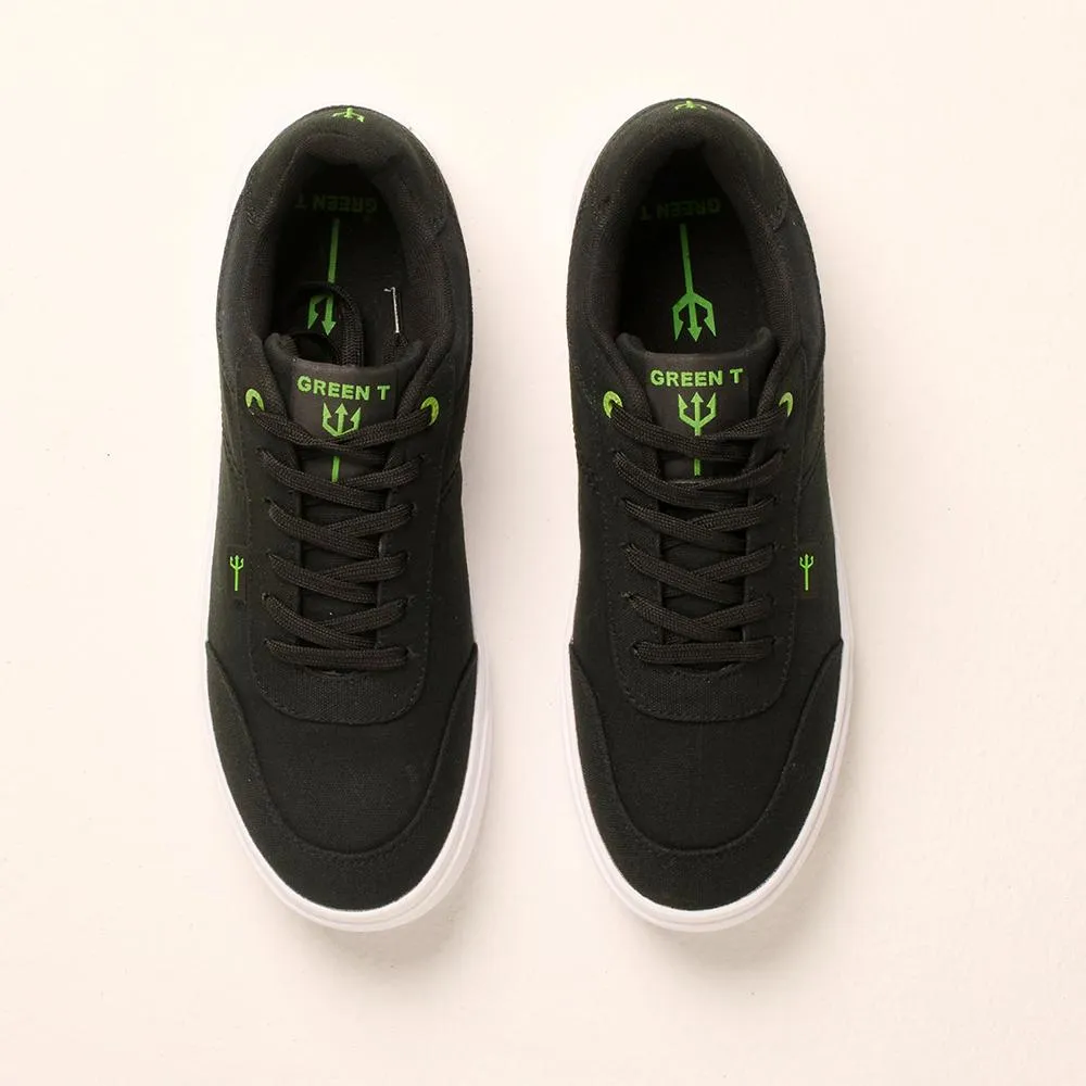 Comfort Enhancement Green T Coastal Cruiser Sneaker - Rebel Black
