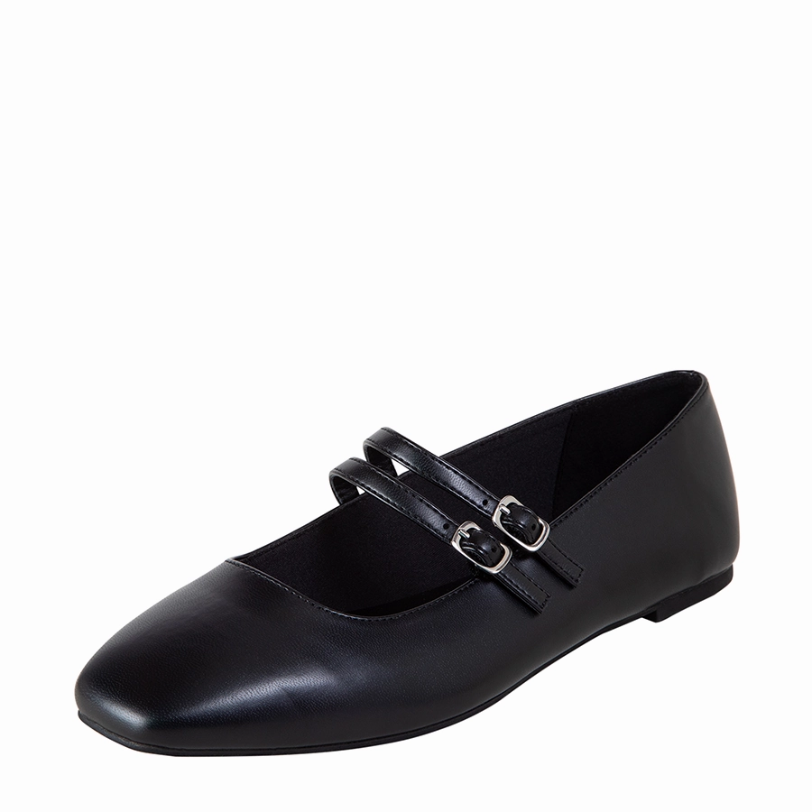 Payless Fioni Women's Geneva Square Toe Mary Jane Flat most luxurious toe - box - level