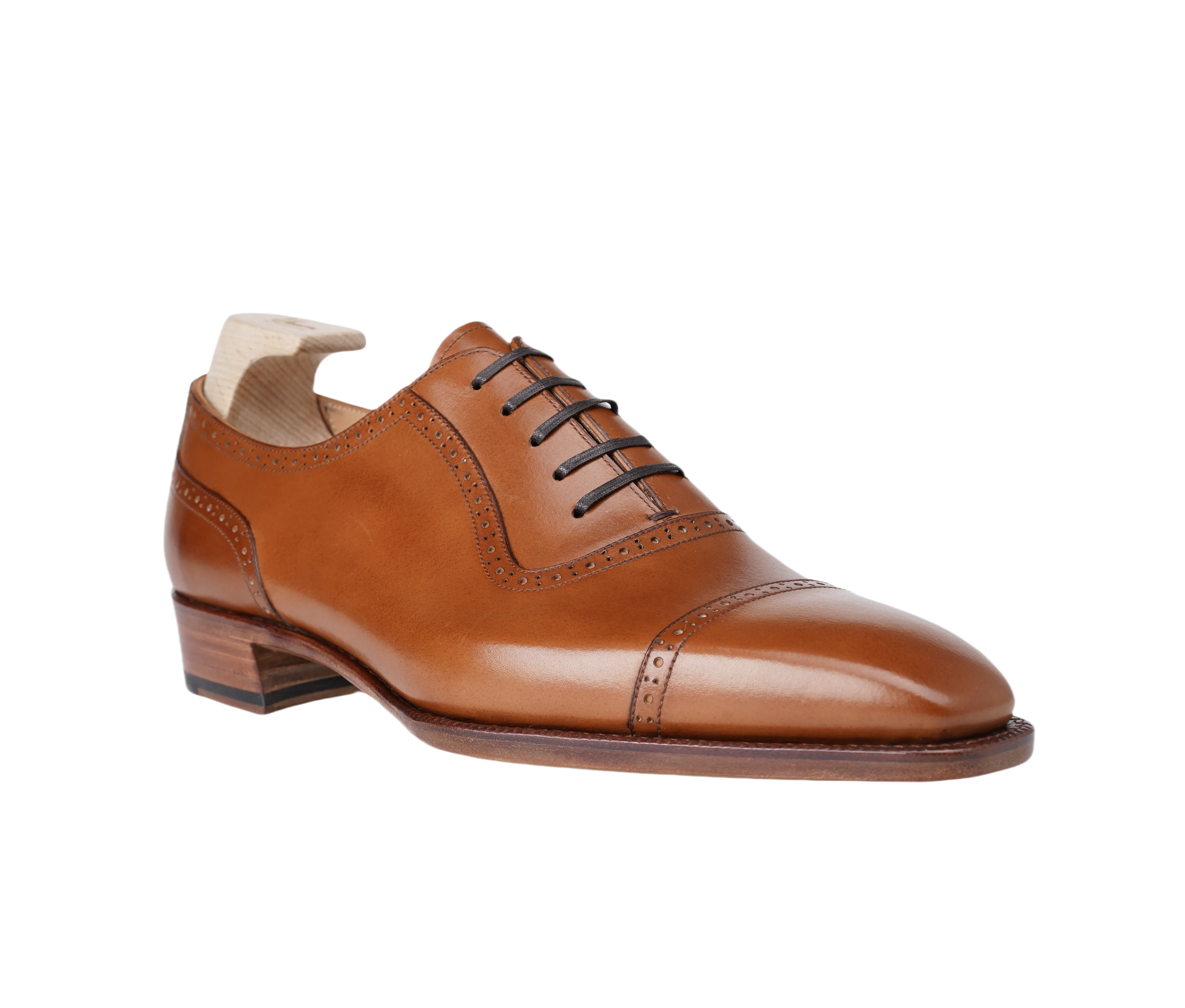 OXF. 334 Lightweight Build City Dweller Leather Lace-up Dress Shoes