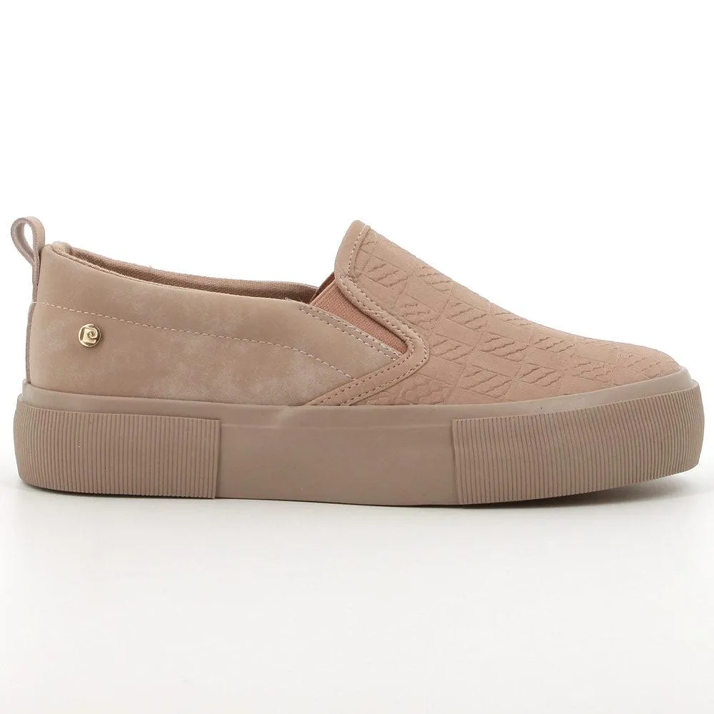 Sustainable Sole Construction Premium Leather Pierre Cardin Zennon 2 Sneaker - Nude