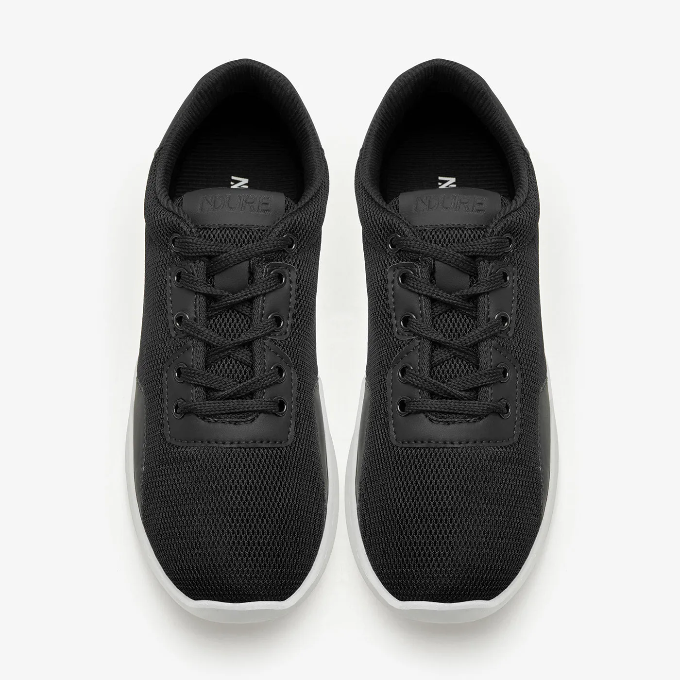 Layered Traction Grid Women??s Lace-Up Sneakers