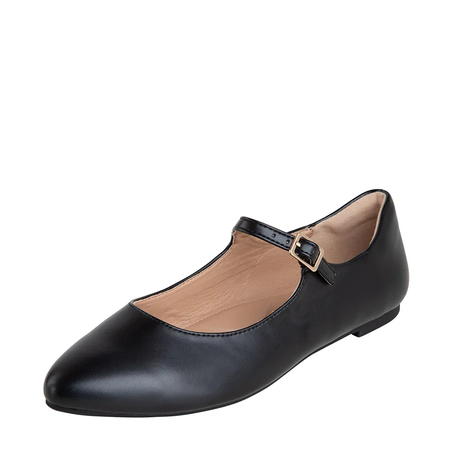 Payless Comfort Plus by Predictions Women's Camille Point Toe Mary Jane Flat modernized