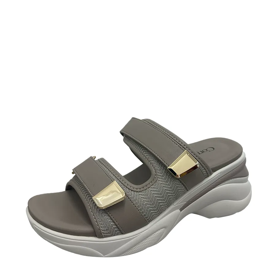 Payless Comfort Plus by Predictions Women's Ginnie Low Wedge Slide Cushioned All-Purpose Wear