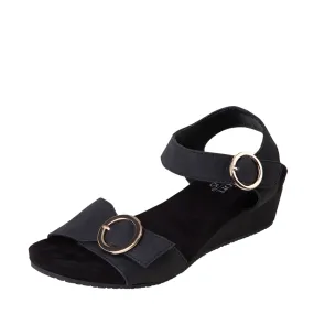 Payless Comfort Plus by Predictions Women's Nubuck Enya Noise Reducing Outsole Fitted Design