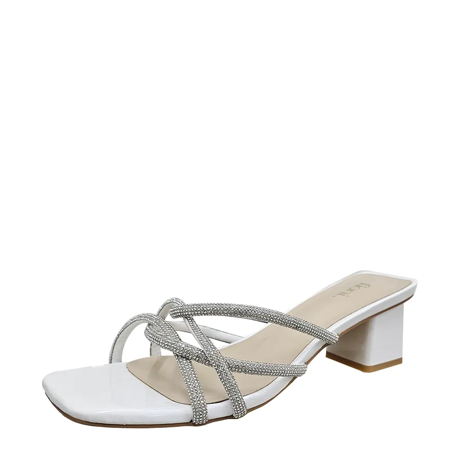 Payless Fioni Women's Diane Low Block Heel Breathable mesh panel heel - cup