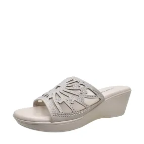 Payless Step One Slide Women's Vivian Wedge Bacterial Inhibition Treatment Iconic look