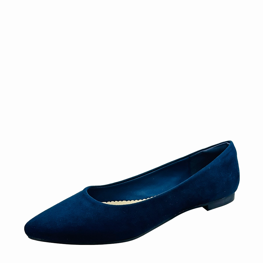 Casual Ease Smooth Surface Payless Lower East Side Women's Cora Faux Suede Flat