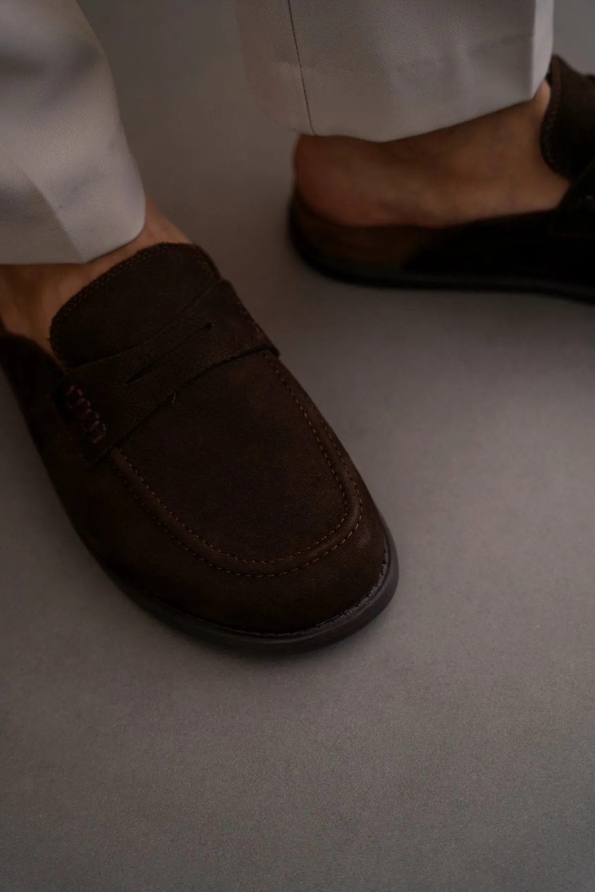 Timeless lining PEBBLE GRAIN MULES